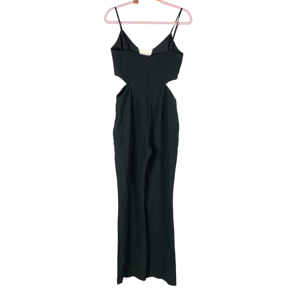 SOLD-Michael Costello Giada Black Jumpsuit - Picture 7 of 11